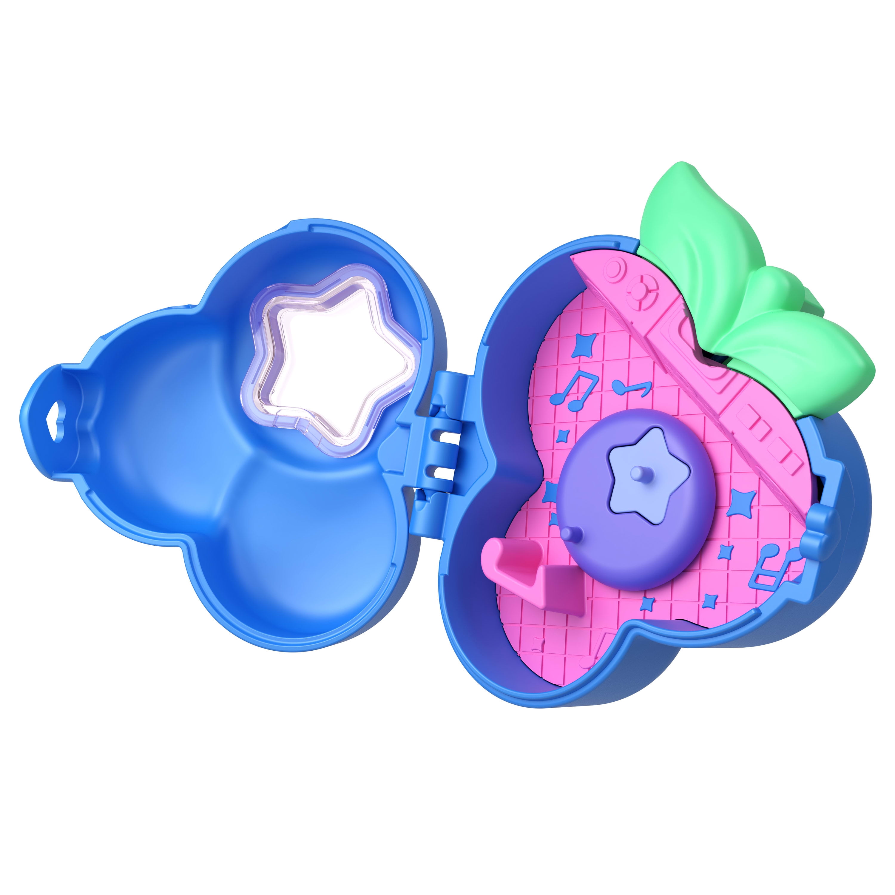 Polly Pocket Doll & Micro Compact, Keychain and Sticker Sheet, Pet Accessory, Travel Toys