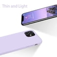 thumbnail image 4 of iPhone 11 Case,Ultra Slim Fit iPhone Case Liquid Silicone Gel Cover with Full Body Protection Anti-Scratch Shockproof Case Compatible with iPhone 11 (Cloud Mauve), 4 of 5