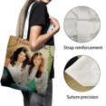 thumbnail image 3 of Gilmore Girls Bolso de tela con estampado de lienzo para mujer, bolsa de compras reutilizable y estética, con cremallera interior, regalo para mujer,40*40cm., 3 of 6