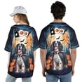thumbnail image 5 of Happy Halloween Vampire English Springer Spaniel BOO with Pumpkins Fun and Spooky All Over Print 3D Baseball Shirt Springers Dog Lover Gifts Softball Sport - 00018, 5 of 6