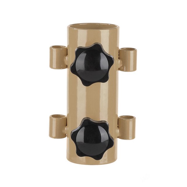 Soporte para barra de toldo, poste de toldo ajustable, tubo fijo para senderismo al aire libre (caqui) Likrtyny Para estrenar