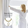 thumbnail image 2 of Juego de 15 clips para cortinas de 2 pulgadas, anillos para cortinas con clips y ojales, ganchos para anillos de cortina de ventana con clips, anillos con clips para cortinas, 2 of 5