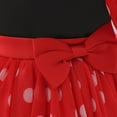 thumbnail image 5 of Toddlers Polka Dot Vintage Bow Dress Halloween Birthday Party Costume, 5 of 7