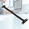 thumbnail image 2 of Durable Extension Cord, Extension Cable With Gold Finger,  Black For PC, 2 of 8