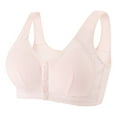 thumbnail image 4 of Darzheoy Bras for Women No Underwire Underwear Set for Women Casual Sexy Front Button Shaping Cup Wide Strap Underwire Bra Plus Size Bra Underwear Set 36, 4 of 4