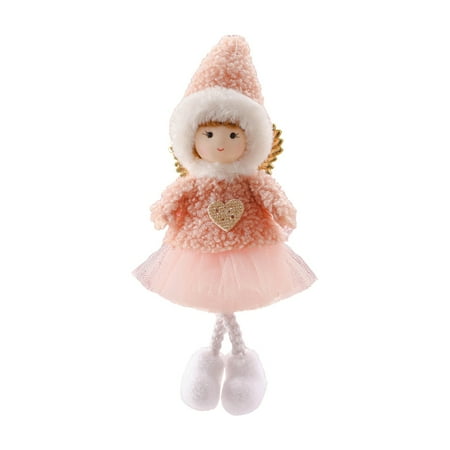 

Paptzroi Angel Ornaments Christmas Angel Doll Hanging Decorations Christmas Tree Plush Decorations Cute Angel Doll Pendant Christmas Plush Ornaments For Christmas Chandelier Decorative Stain Gla