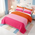 thumbnail image 3 of Erosebridal Line Geometric Print Twin Quilt Set,Mid-Century Lines Twin Coverlet Set,2pcs,1 Bedspread and 1 Pillowcase, 3 of 7