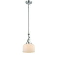 thumbnail image 3 of 206-BAB-G72 Innovations Lighting Bell - 1 Light Stem Hung Tiltable Mini Pendant In Industrial Style-14 Inches Tall and 8 Inches Wide-Black Antique, 3 of 7