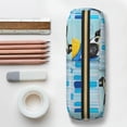 thumbnail image 6 of Uemuo French Bulldog Dog in a Bathtub Printed Leather Pencil Case, Pencil Pouch, Portable Pencil Bag, Pen Case for& Office, 6 of 7