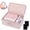Dusty Pink, variant on Discreet Lockable Storage Box for Personal Items, Waterproof Organizer Case with Combination Lock, 15" x 10" x 6.3"
