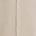 thumbnail image 7 of Wavsuf Mens polo Shirt for Men Summer Button polo T-Shirt Button T-Shirt Khaki Size 2XL, 7 of 7