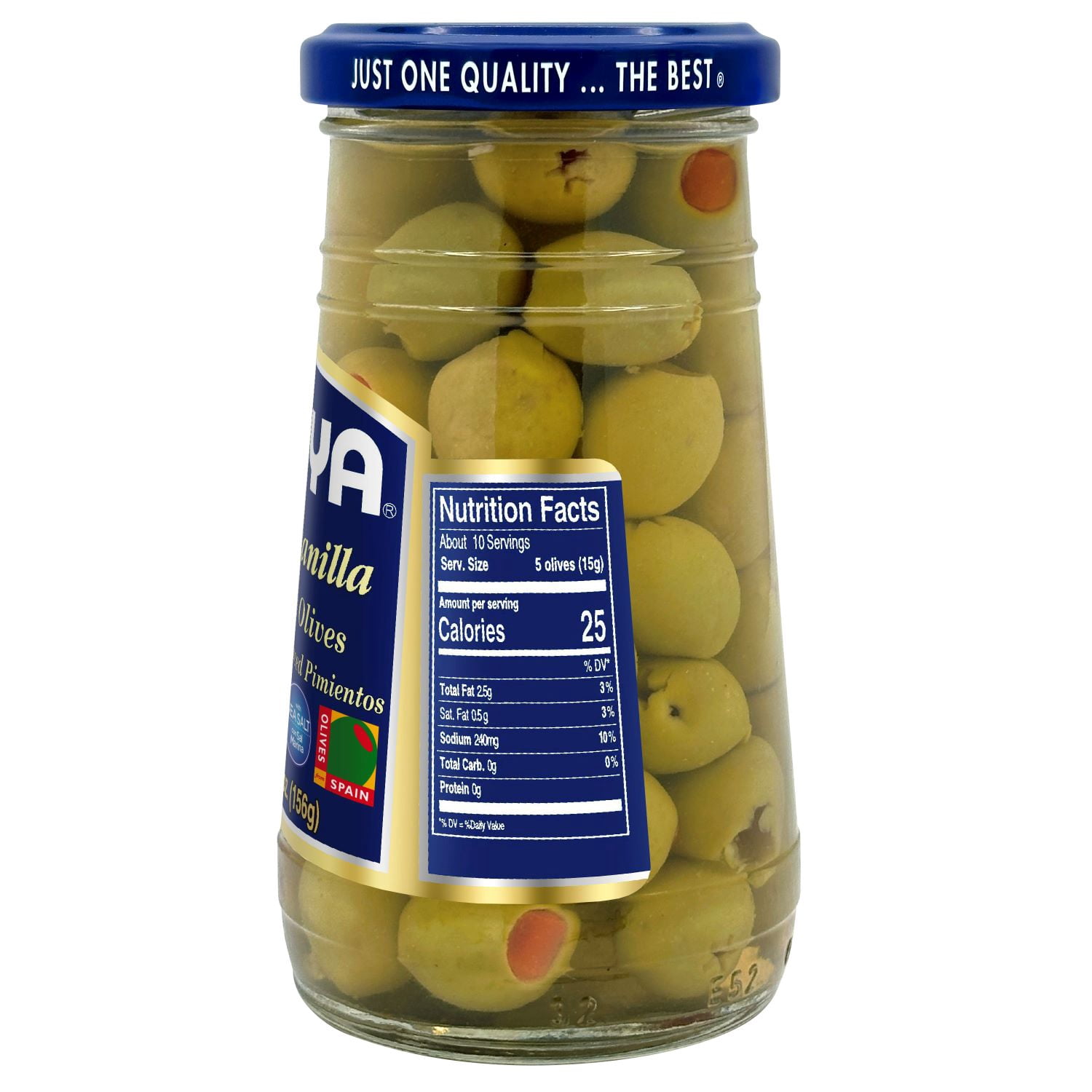 (4 pack) Goya Foods Manzanilla Olives, 5.75 oz