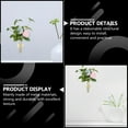 thumbnail image 3 of Miangastore Wall Hanging Flower Pot Metal 4Set 11.8X6.9X0.7In, 3 of 9