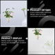 thumbnail image 2 of 4 unids de la pared delicada Florero decorativo de la pared Flowerpot Home Ornamental Jarrón, 2 of 5
