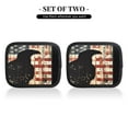 thumbnail image 2 of Xecao Wood Grain Bald Eagle Print 2 Pack Luggage Handles Wrap Grips Identifiers Bright Luggage Markers, Unique Travel Essentials,Bright Luggage Markers, 2 of 9