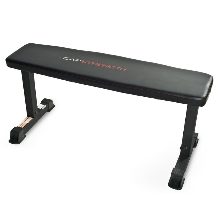 CAP Strength Flat Utility Weight Bench 600 lb Weight Capacity Black Walmart
