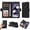 Black, variant on ELEHOLD For Google Pixel 8 Leather Wallet Phone Case, Embossed Diamond Folio Flip Cover, Card Holder Cash Slot, Stand Support, Wrist Strap Lanyard -Blue