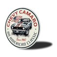 thumbnail image 4 of Chevy Camaro An American Classic Since 1967 Aluminum Metal Decor Sign - 12" Round, 4 of 4