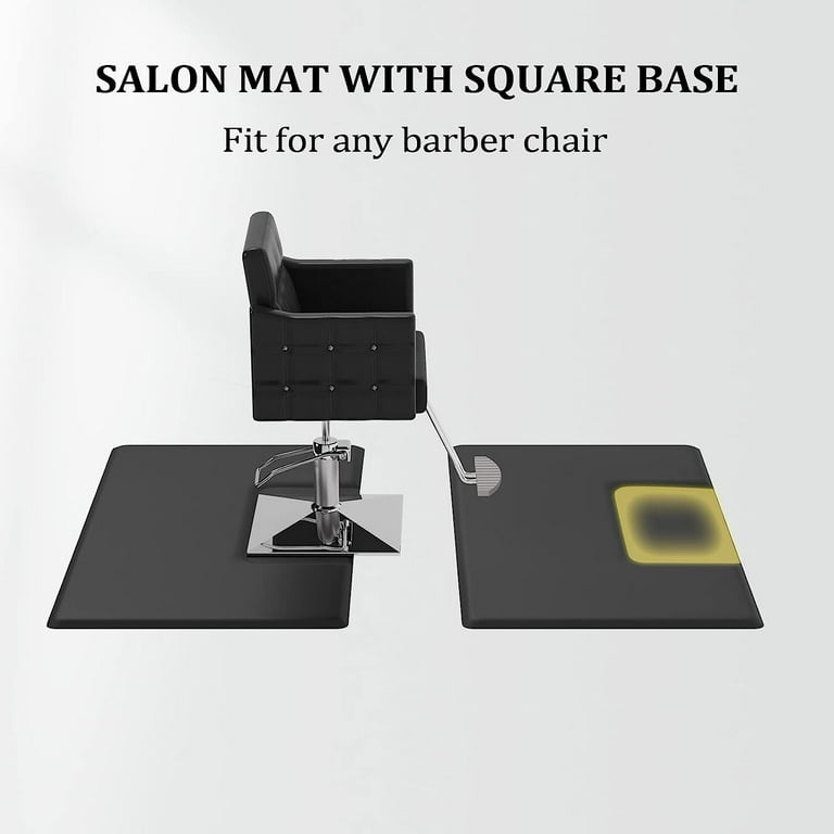 OmySalon 3' x 5' Salon Anti Fatigue Mat Barber Mat 7/8 5/8 Thick