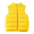 thumbnail image 7 of XBASW Kids Baby Light down Vest Solid Color Warm Waistcoat Winter Sleeveless Puffer Jacket for Boys Girls 2-12T, 7 of 7