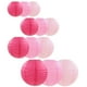 thumbnail image 1 of KAKOWELY 12 piezas de farolillos redondos colgantes de papel de colores para decoración de fiestas, 1 of 5