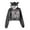 3T45-4, variant on Kpop Stray MANIAC Logo Cat Ears Hoodie for Women Long Sleeve Pullover Top Kids Hooded Sweatshirt