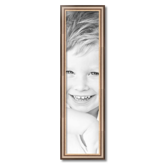 ArtToFrames 8x33" Anique Silver Picture Frame, Silver Wood Poster Frame, with Regular Acrylic and 2 (FBPL-4964)