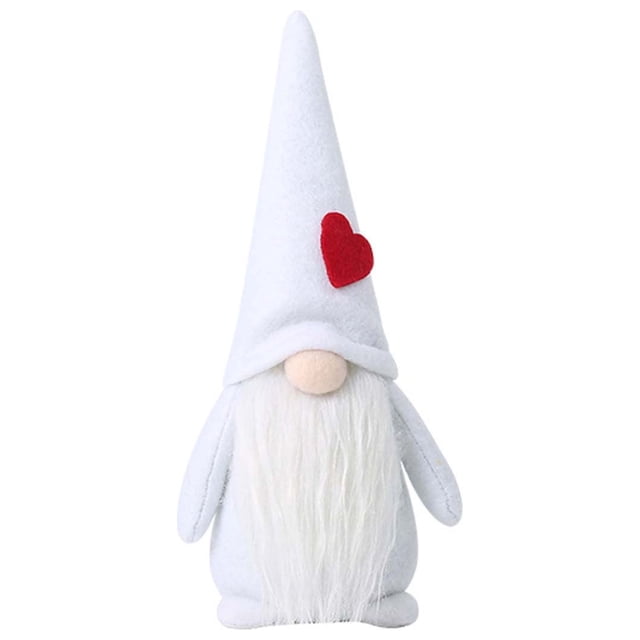 Xihbxyly Artículos Por Menos de $10 Muñeco Enano Sin Rostro de Papá Noel, Rudolph, Decoración Navideña para Escaparate