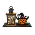 thumbnail image 1 of Letrero De Mesa Con Forma De Halloween Letreros De Madera «Feliz Halloween» Adorno De Mesa Con Calabaza De Madera Para Decoraciones De Fiestas De Halloween, 1 of 5