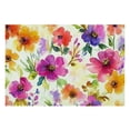 thumbnail image 2 of Pratyus Flowers Linen Dining Table Placemats Set of 4, Ideal for Birthday Parties, Christmas, Restaurants, Buffets & Home Decoration 18x12in, 2 of 8