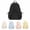 Black, variant on Angel Wings Backpack for Women Men, Lightweight Nylon Kawaii Daypack with Polyester Lining, Zipper Travel Casual Bag
