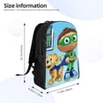 thumbnail image 4 of Super Why Backpack Unisex Bookbag Rucksack Printing Shoulder Bag Back To School Bag Travel Hiking Daypack, 4 of 8