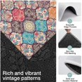 thumbnail image 3 of Multicolor Ethnic Geometric Pattern Kitchen Rugs Sets Of 3,Kitchen Runner Rugs Non Skid Washable,Decorative Kitchen Floor Mats for Kitchen,Sink,Laundry,17"x30"+ 17"x47" + 17"x59", 3 of 6