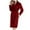Wine, variant on Fleece Nightgown for Women Long Sleeve Fuzzy Dress for Women Winter Nightgowns Womens Robes Long Flannel Nightgown Women