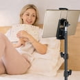 thumbnail image 5 of Tablet Tripod Stand, Aluminum Alloy, Aerospace-Grade Durable Construction, 360° Rotation, Adjustable Height, Secure , Fits 7-12.9 in Devices, 5 of 7
