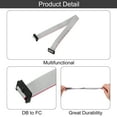 thumbnail image 3 of Uxcell 4 Pcs Flat Ribbon Cable, 2mm Pitch 16mm Width 30cm Long 16 Pin FC to FC Flat Ribbon Connector for PC, LED Displays, 3 of 5