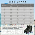 thumbnail image 2 of LPAMEOIU Roller Skates for Women,4-Flashing-Wheel Men Quad Skate for Girl Boy(Black,Women 8.5/Men 7), 2 of 10