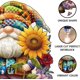 thumbnail image 3 of Rompecabezas de madera de 200 piezas con diseño de gnomos y flores para niños pequeños. Rompecabezas de girasoles de madera coloridos y de formas únicas. Regalos de cumpleaños., 3 of 9