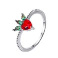 thumbnail image 3 of Ladies Fashion Creative Cute Fruit Ring Index Finger Ring Pendant Ring, 3 of 8