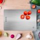 thumbnail image 4 of Food grade stainless steel Cutting Board - Stainless Steel Cutting Board For Kitchen 316 Chopping Board Food-Grade For Meat Fruit Vegetables Dishwasher Safe, 4 of 5