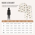 thumbnail image 3 of KLL Sea Turtle Print Women's Long Sleeve Pajamas with Pants Sleepwear Loungewear 2 Set-Large, 3 of 7