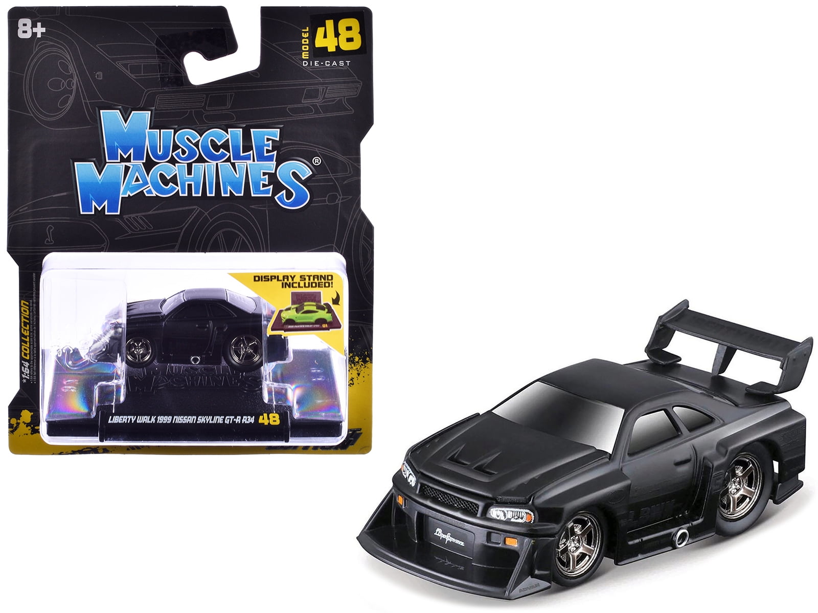 1/64 Scale Diecast Model of 1999 Nissan Skyline GT-R (R34