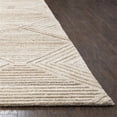 thumbnail image 2 of Alora Decor Makalu 2'6" x 8' Geometric/Solid Tan/Natural Hand-Tufted Area Rug, 2 of 2