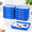 Blue-12-13x10in, variant on Teal 12 Pack 13x10in Letter Size Paper Storage Bins with Lids