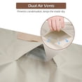 thumbnail image 5 of IC ICLOVER Air Conditioner Cover for Outside Units Waterproof Outdoor AC Cover for Winter (34"x34"x31") - Beige, 5 of 8