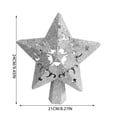 thumbnail image 3 of HOARBOEG Christmas Lights String Tree Top Snowflake Star Lights Projection Snowflake Spinning Gift Decoration Layout Clearance Sale, 3 of 8