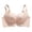 Beige, variant on Gymayou Women Wireless Tank Bra Soft Nude-Feel Lace Push-Up For Small Bust Adjustable Straps Underarm Shaping Breathable Comfort Bras Beige 75