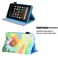 thumbnail image 2 of Fire 7 Case (9th/7th/5th Generation, 2019/2017/2015 Released), Alltyech Slim Shell PU Leather Lightweight Auto Sleep Wake Smart Cover Kickstand Case for Amazon Fire 7 7-inch Tablet, Sunflower, 2 of 6