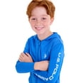 thumbnail image 5 of U.S Polo Assn. Boys Long Sleeve Hooded Zip-Up Rashguard, Sizes 4-18, 5 of 5