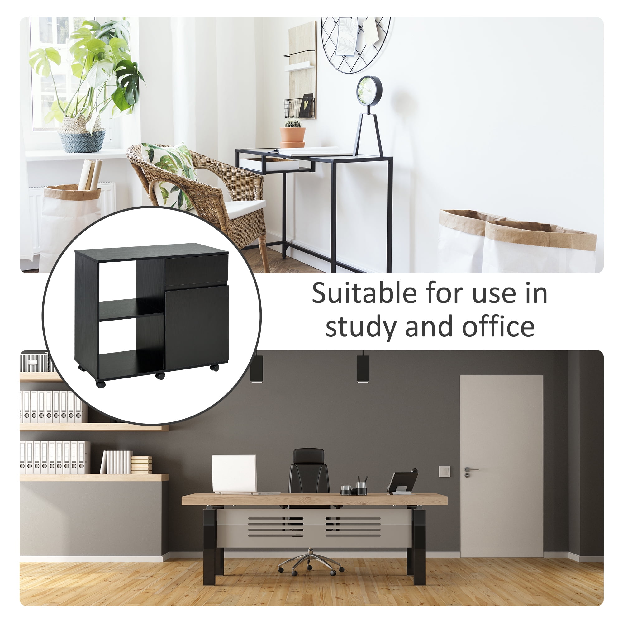 Pawhut Large Double Rolling Metal Bird Cage House with Removable Metal Tray, Storage Shelf, Wood Perch, Food Container